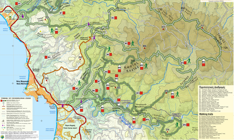 hiking routes